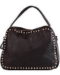 Studded Border Tote Bag