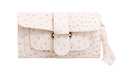 Faux Ostrich Skin Wallet Clutch