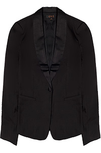 Single Button Tuxedo Blazer