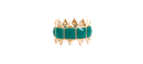Spiked Edges Stone Bracelet