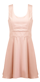 Pleated Bow Dress