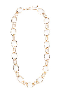 Hammered Chain Necklace