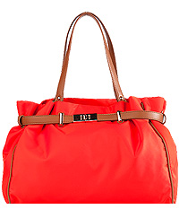 Belted Nylon Tote