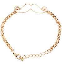Moustache Chain Bracelet