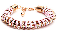 Yarn Wrapped Chain Bracelet