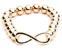 Beaded Infinity Bracelet