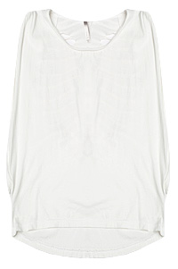 Deconstructed Rib Cutout Tank in White | DAILYLOOK