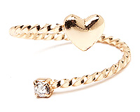 Heart Wrap Midi Ring