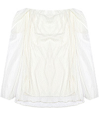 Lacy Fallen Shoulder Top
