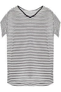 Sheer Striped Tee