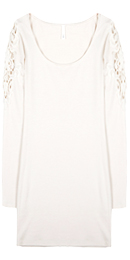 Shoulder Trim Lace Dress