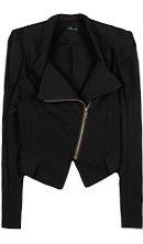 Cropped Zip Up Jacket