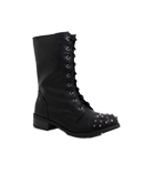 Studded Toe Combat Boots