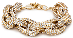 Sparkling Pave Link Bracelet