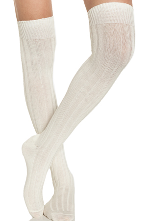 Over The Knee Ribbed Socks