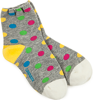 Polka Dot Crew Socks