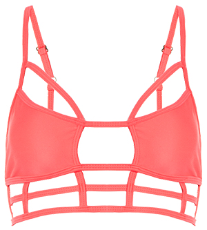 One Teaspoon Superman Bodice Bikini Top