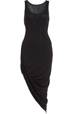 Twisted Knit High Low Dress