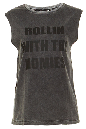 STYLESTALKER Homies Tank in Black | DAILYLOOK