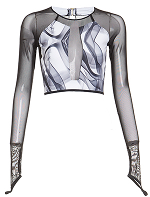 Lee + Lani The Sorrento Smoke Print Tankini Top