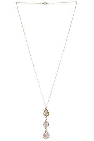 Sage & Stone Semiprecious Labradorite Trio Gem Necklace