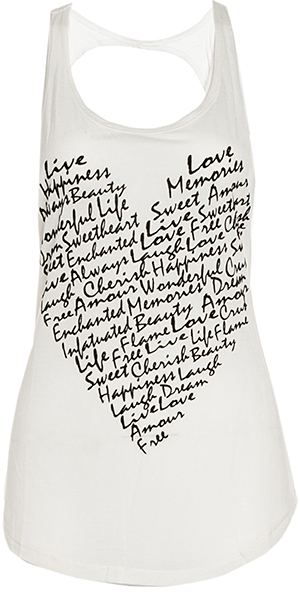 The Heart Of Emotions Twisted Tank