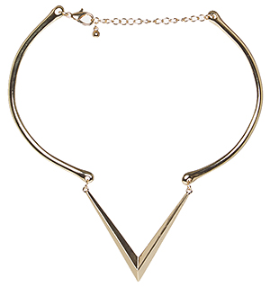Pointed V Necklace
