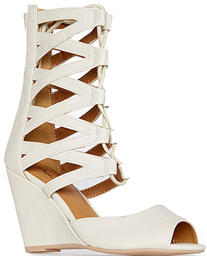 Lace Up Wedge Sandals