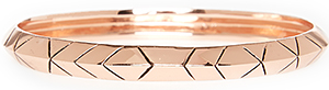 House of Harlow 1960 Aztec Thin Stack Bangle Bracelet