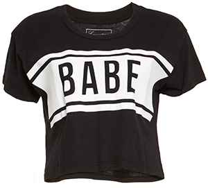 Lovers + Friends Babe Magnet Cropped Tee