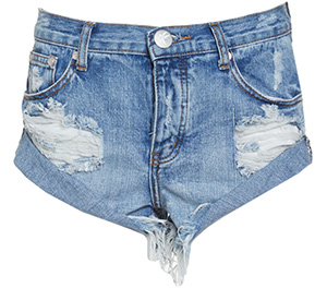 One Teaspoon Bandits Jean Shorts