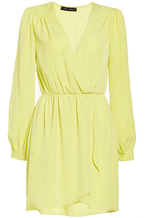 Dainty Faux Wrap Dress