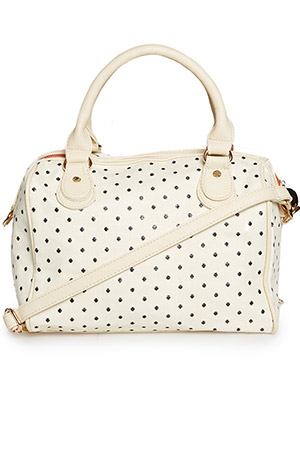 Deux Lux Dottie Vegan Leather Duffle Purse
