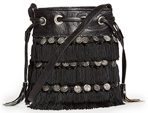 Stela 9 Leather Katari Coin Bucket Bag