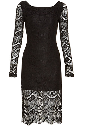 Blaque Label Long Sleeve Lace Dress