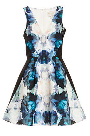 Keepsake Modern Art Mini Dress in Floral Multi | DAILYLOOK
