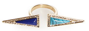 House of Harlow 1960 Isosceles Ring