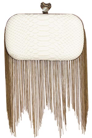 House of Harlow 1960 Jude Clutch in Ivory | DAILYLOOK
