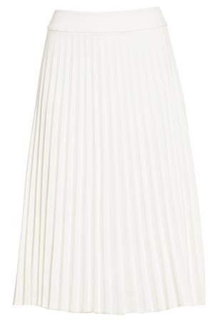 JOA Pleated Midi Skirt