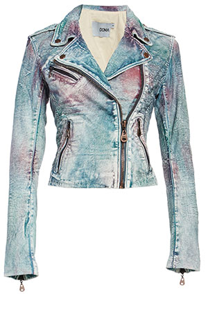 DOMA Tie Dye Leather Jacket