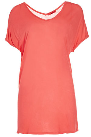 LAmade Double V-Neck Slouchy Tee