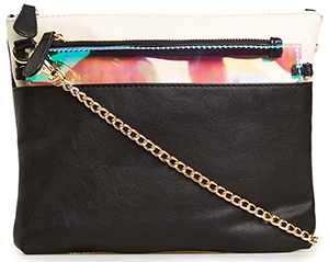 Two-in-One Color Blocked Clutch