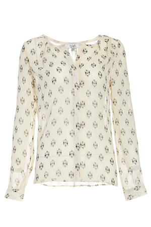 Gauzy Ikat Printed Blouse