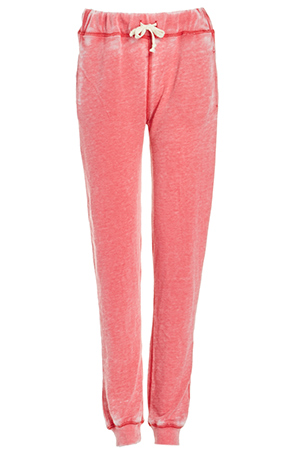 black sweatpants with pink dragons