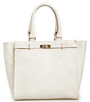 Reptile Embossed Work Tote