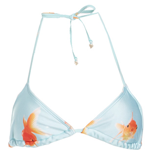 Wildfox Couture Goldfish Classic String Bikini Top