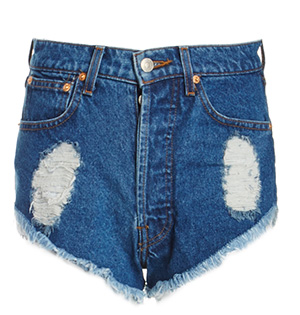 The Laundry Room Flamingo Cut & Sew Cutoff Shorts