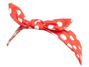 Polka Dot Bow Headband