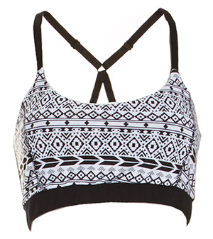 Aztec Print Sports Bra