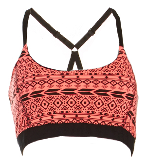 Aztec Print Sports Bra